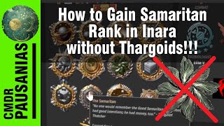 Elite Dangerous  VR  How to obtain SAMARITAN levels in INARA without encountering THARGOIDS [upl. by Letnuahs857]