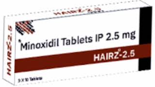 HAIRZ 25 Tablets Minoxidil Tablets IP 25 mg [upl. by Federico]