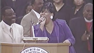 The Anointed Chrystal Rucker wrecking the COGIC Holy Convocation Year 2000 with Praise Break [upl. by Brendon]