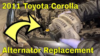 20092013 Toyota Corolla Alternator Replacement How to Test and Replace Your Alternator [upl. by Rafaelof]