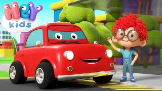 Canción del Coche  El Auto  Dibujos Animados  Canciones Infantiles  HeyKids [upl. by Knarf955]