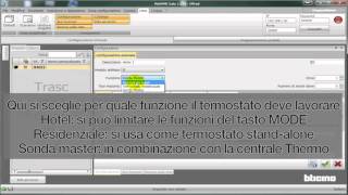 BTicino Hotel  Tutorial  Come configurare il termostato H4691 7 [upl. by Annairt]