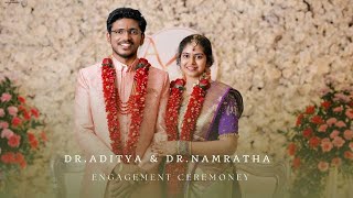 DrAditya amp DrNamratha Engagement promo  CG photography  Wedding Trailers  Films  Latest [upl. by Regazzi771]