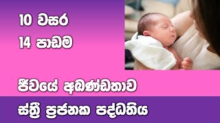 Grade 10 Science in Sinhala Medium 10 විද්‍යාව 14 පාඩම ජීවයේ අඛණ්ඩතාවය  ස්ත්‍රී ප්‍රජනක පද්ධතිය [upl. by Zed]