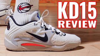 Nike KD 15 I Kevin Durant Basketball Shoe review [upl. by Barb]