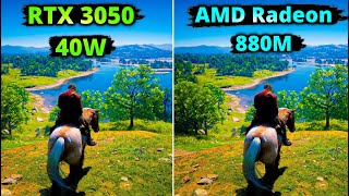 AMD Radeon 880M vs RTX 3050 40W ❗ test in 8 games [upl. by Ianaj65]