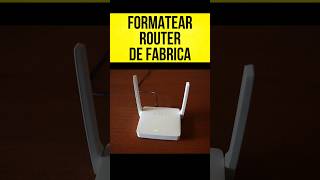 🤔Cómo FORMATEAR ROUTER de FÁBRICA [upl. by Emmie143]