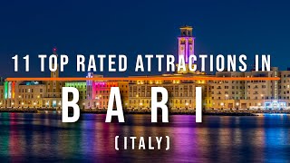 11 Top Attractions amp places to Visit in Bari Italy  Travel Video  Travel Guide  SKY Travel [upl. by Ilwain]