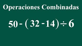 Operaciones combinadas Educación Primaria y Secundaria [upl. by Gnik]