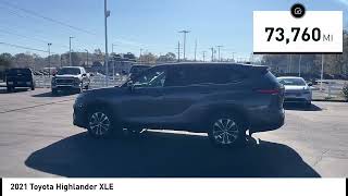 2021 Toyota Highlander Hendersonville NC P12487 [upl. by Japheth212]