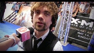 Peter Dinklage at the XMen Days Of Future Past Singapore premiere [upl. by Meuser]