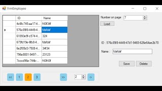 SQL Server using Vpaged to pagination desktop application C NET [upl. by Noslien630]