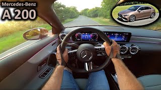 2023 MercedesBenz A 200  POV test drive [upl. by Dolly]