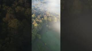 Magnifiques paysages embrumés beautiful aerial shorts short shortvideo drone travel summer [upl. by Ahseinar712]