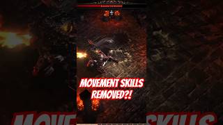 Movement Skills REMOVED in Path of Exile 2 😱 pathofexile2 pathofexile [upl. by Stockton940]