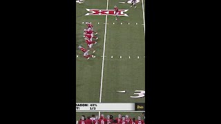 Tetairoa McMillan SETS RECORDS amp This 78 YD TD shorts Big12FB ArizonaFootball sports Big12 [upl. by Hanser]