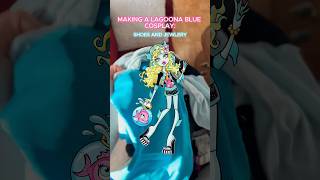 MONSTER HIGH LAGOONA BLUE COSPLAY SHOES AND JEWLERY monsterhigh cosplay lagoonablue [upl. by Ariaec]