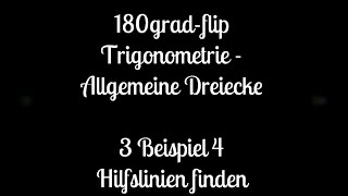 3 Trigonometrie  Allgemeine Dreiecke  Beispiel 4  Hilfslinien finden [upl. by Forrer]