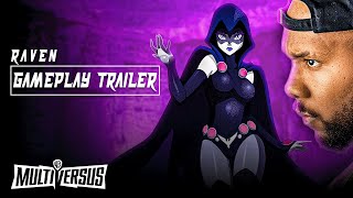 Teen Titans Raven is Finally here Season 4  Multiversus Trailer Reaction [upl. by Boelter]