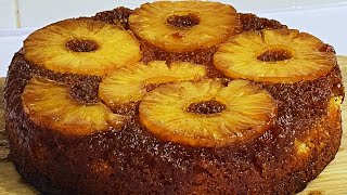 This Juicy Pinapple Cake that melt in your mouth  Pineapple UpsideDown Cake [upl. by Notgnihsaw]