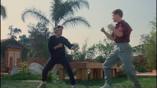 Karate Kid 3 Mike Barnes vs Daniel Larusso street fight HD [upl. by Htnicayh]