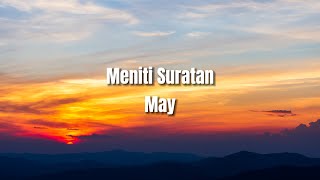 May  Meniti Suratan Lyric Video  Best Audio  4k [upl. by Senskell]