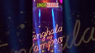 UNDENIABLE stage presence  Tanghalan ng Kampeon shorts short shortsvideo [upl. by Arber]