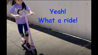 Kids Electric Scooter Pink Hoverfly [upl. by Evars]