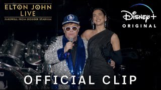 quotCold Heartquot with Dua Lipa  Elton John Live Farewell from Dodger Stadium  Disney [upl. by Cliffes]