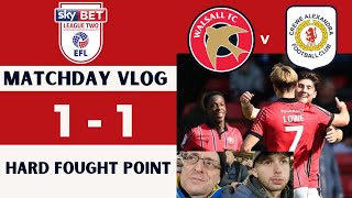 Walsall 11 Crewe matchday vlog [upl. by Benioff]