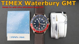 Hands on Unboxing  TIMEX Waterbury Traditional GMT 39mm Watch Pepsi Bezel GMT under 200 [upl. by Ogram]