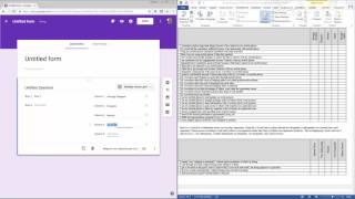 Google Forms Matrix Grid [upl. by Beattie]