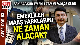 SSKBAĞKUR Emeklisinin Zam Oranı I25 Oldu Peki Emekliler Maaş Farklarını Ne Zaman Alacak [upl. by Alitta]