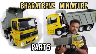 Bharat Benz tipper miniature handmade model vehicle from foam sheet part5 [upl. by Tillo324]