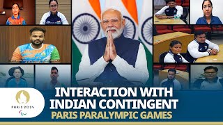 LIVE PM Modi interacts with Indian contingent for Paris Paralympic Games [upl. by Verina]