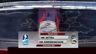 HK Nitra vs HK Kremenchuk  2023 IIHF Continental Cup Group F [upl. by Heinrik]