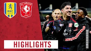 HIGHLIGHTS  RKC Waalwijk  FC Twente 25022022 [upl. by Britte]