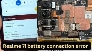 realme 7i battery connection errorrealme phone battery connection error [upl. by Brinn]