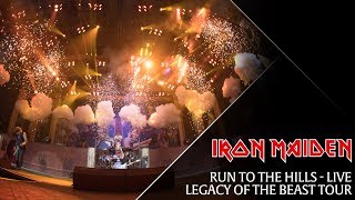 Iron Maiden  Run To The Hills live from the Legacy Of The Beast tour [upl. by Nibaj]