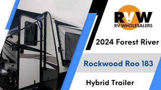 2024 Rockwood Roo 183 Hybrid Trailer Flythrough [upl. by Atsylac]