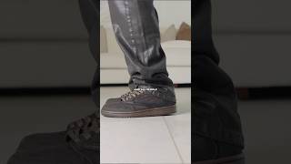 Wearing the Travis Scott Jordan 1 Velvet Brown [upl. by Booker]