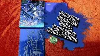 Unboxing Sword Art Online The Movie Progressive Scherzo of Deep Night  Limited Edition DE [upl. by Ecital]