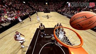 NBA Live 09 PS3 Oklahoma City vs Washington Wizards  Durant amp Westbrook vs Arenas amp Jamison [upl. by Gwynne]