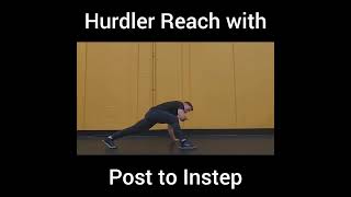 Hurdler Reach with Post to Instep [upl. by Hgalehs738]