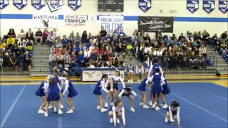 Reuther Middle School Cheer 7th Grade Round 3 1182014 [upl. by Analle]