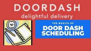 How to Create and Customize Your DoorDash schedule [upl. by Yelhsa]