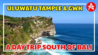 Motorbike on Toll road in Bali Uluwatu Tample and GWK Bali vlog [upl. by Iverson194]