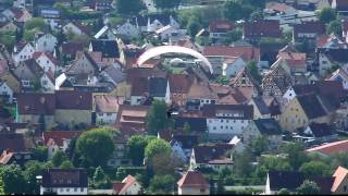 Gleitschirmfliegen am Rothenberg Schnaittach Mittelfranken Bayern [upl. by Akeinahs]