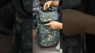 ozuko 9409 Waterproofpackpack with Fashion army mobile 01734131013 [upl. by Eidnew]