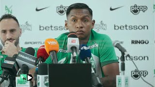 quotLLEGO CON LA ILUSIÓN DE MARCAR MUCHOS GOLESquot Alfredo Morelos en su primera rueda de prensa [upl. by Adahsar52]